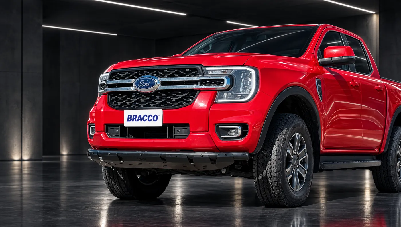 Ford Ranger 2023 en adelante con defensa Talampaya Black de Bracco